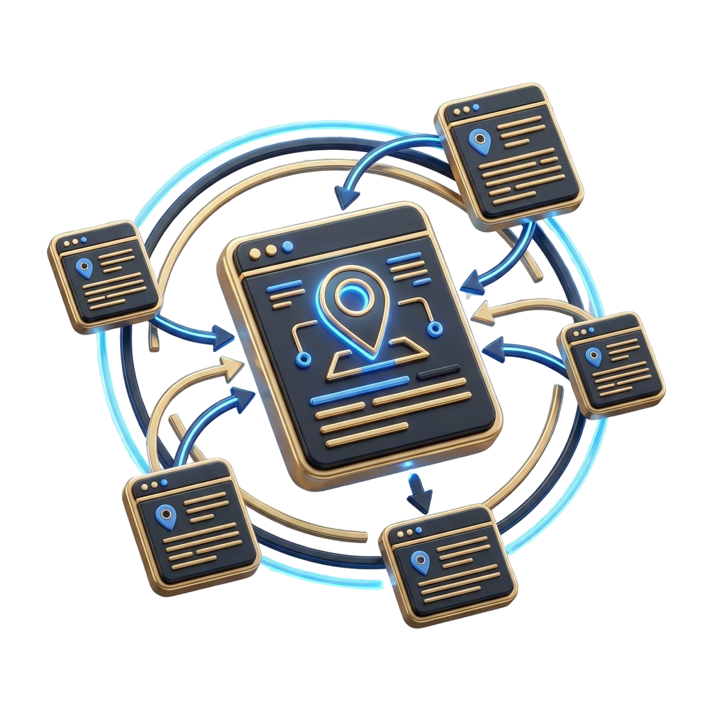 Automated internal linking system